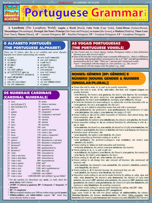 Cover image for Portuguese Grammar